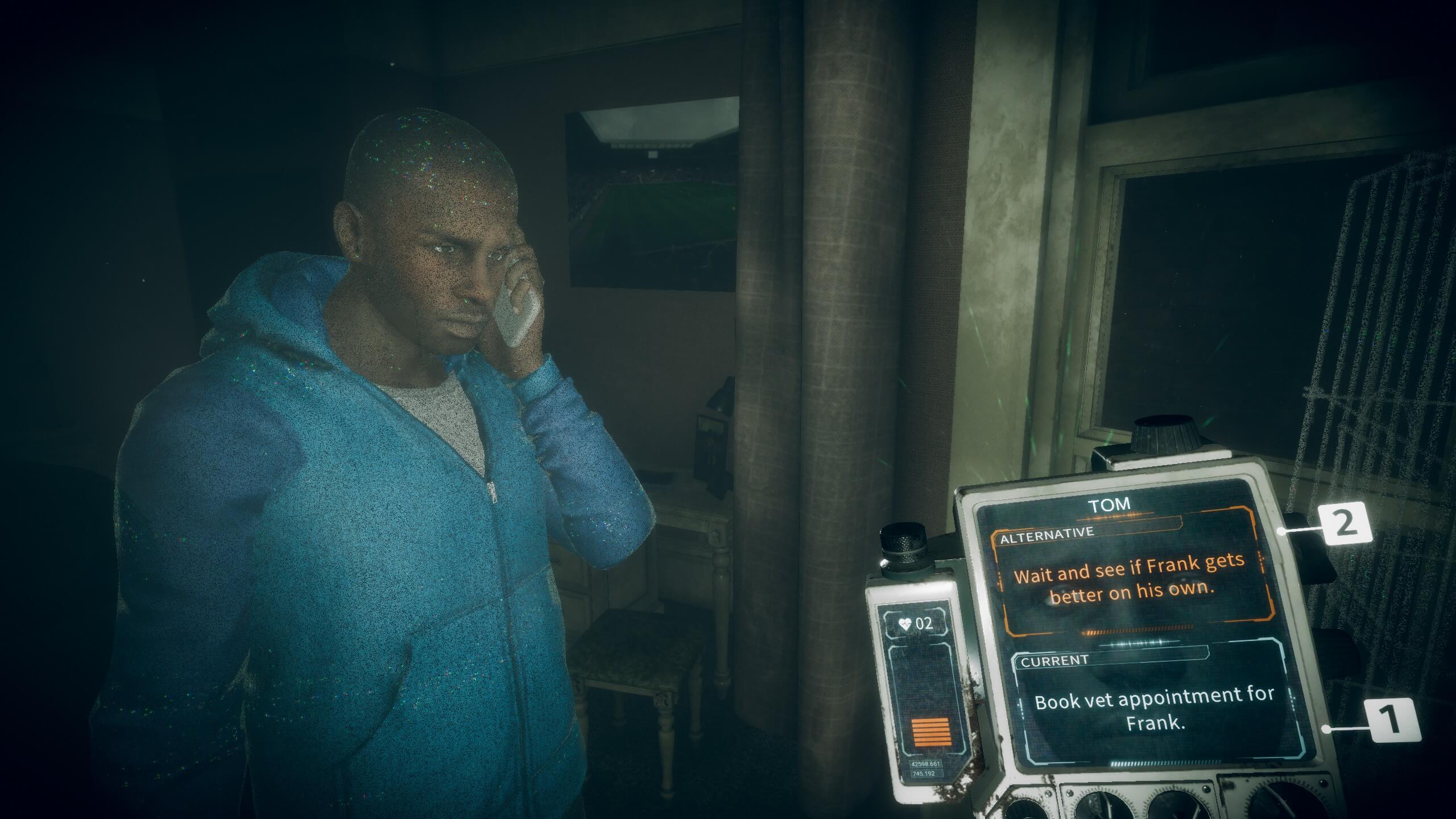 Character hologram from Eternal Threads 